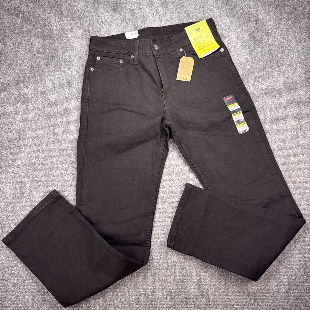 NWT Levi's Men's 511 Slim Fit Jeans - Black Denim 32x30 Flex Stretch